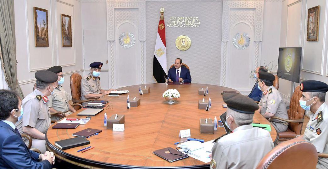السيسي يتابع موقف تنفيذ المشروع القومي للإنتاج الزراعي في منطقة توشكي السيسي يتابع موقف تنفيذ المشروع القومي للإنتاج الزراعي في منطقة توشكي