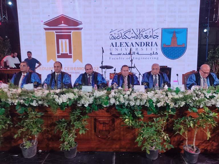 حفل تخريج كلية الهندسة جامعة الاسكندرية 