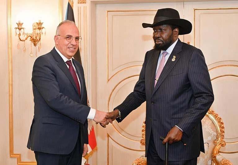 وزير الري يلتقي رئيس جمهورية جنوب السودان