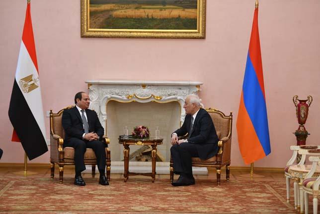 الرئيس السيسي ونظيره الأرميني (3)
