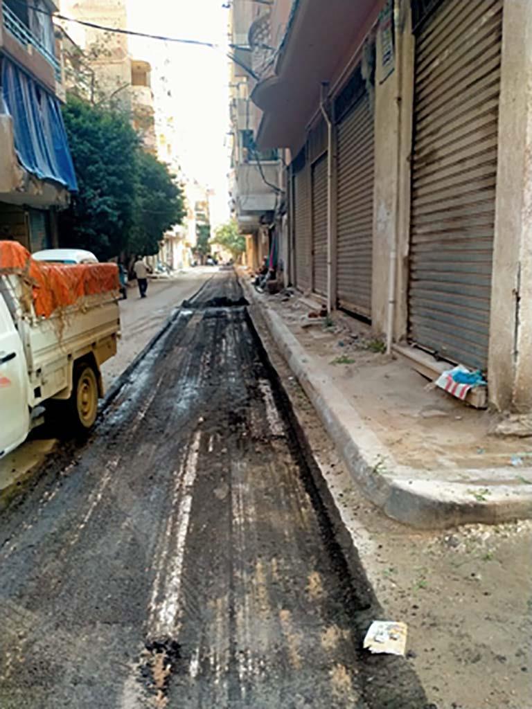 رصف 10 شوارع رئيسية في حي العجمي بالإسكندرية (1)