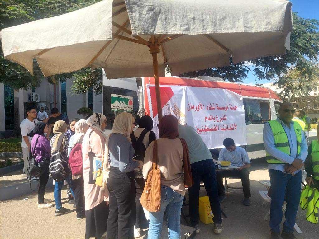 حملة موسعة للتبرع بالدم دعما للشعب الفلسطيني