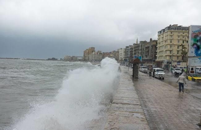 أرشيفية الإسكندرية في نوة رياح الصليب 