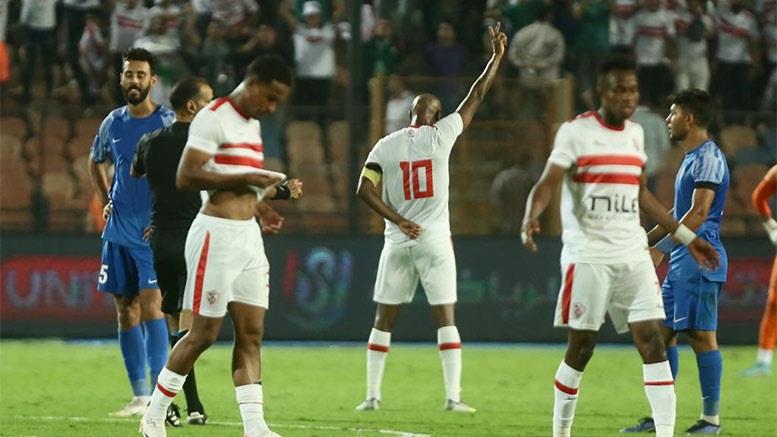 الزمالك يكتسح سموحة بخماسية بالدوري المصري 