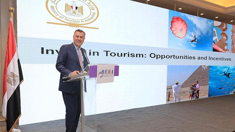 وزير السياحة يشارك في الندوة التي نظمتها الجمعية المصرية البريطانية للأعمال  BEBA
