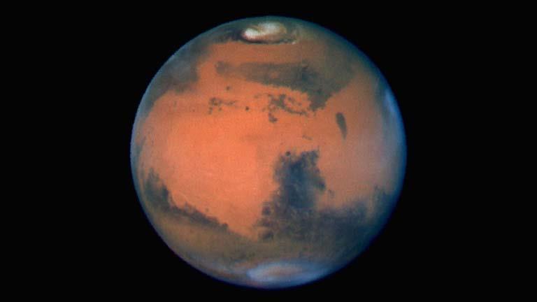 الأرض والبحر على سطح المريخ