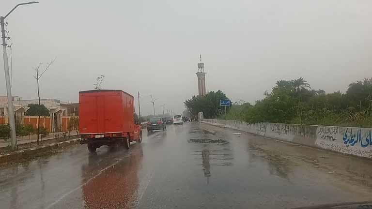 أمطار في كافة أنحاء بني سويف