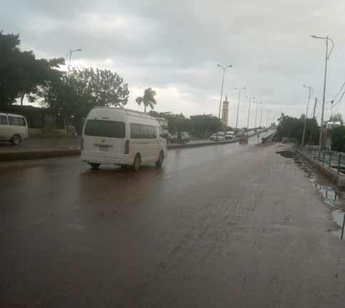 حركة المرور منتظمة في الإسكندرية رغم الأمطار 
