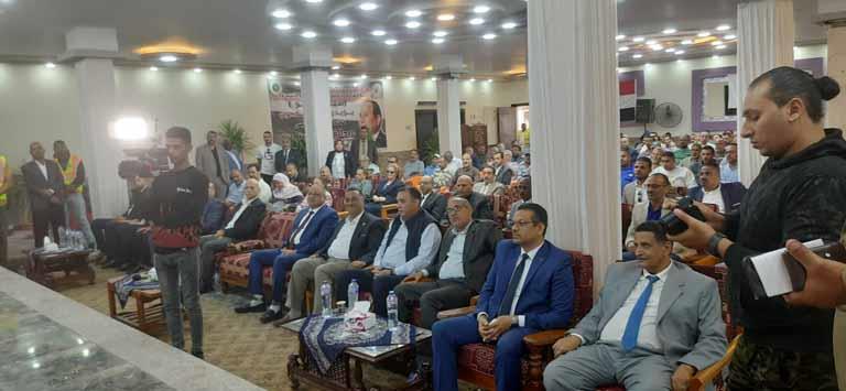 مؤتمر لدعم ترشح الرئيس السيسي لعمال شركة النصر للاسمدة 