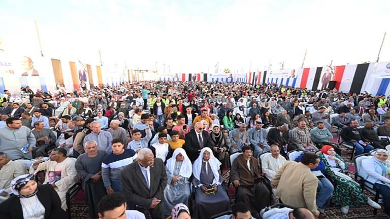حضور 7 آلاف من أبناء بني سويف مؤتمر الرئيس