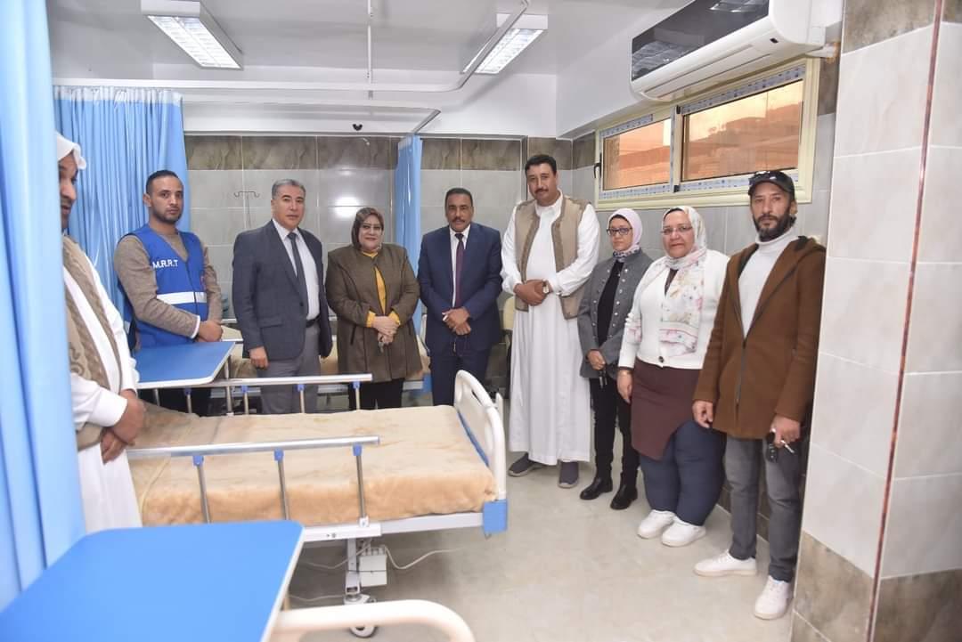 افتتاح قسم العناية المركزة بمستشفى أطفال مطروح 
