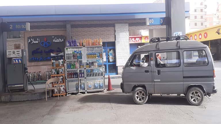 محطات الوقود بالإسكندرية بعد زيادة أسعار البنزين 