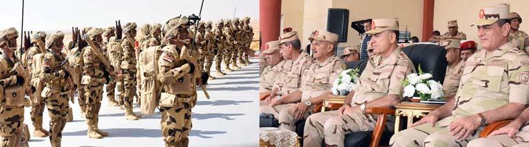 الفريق أسامة عسكر يشهد تنفيذ الجيش الثاني الميداني لأحد الأنشطة التدريبية (2)