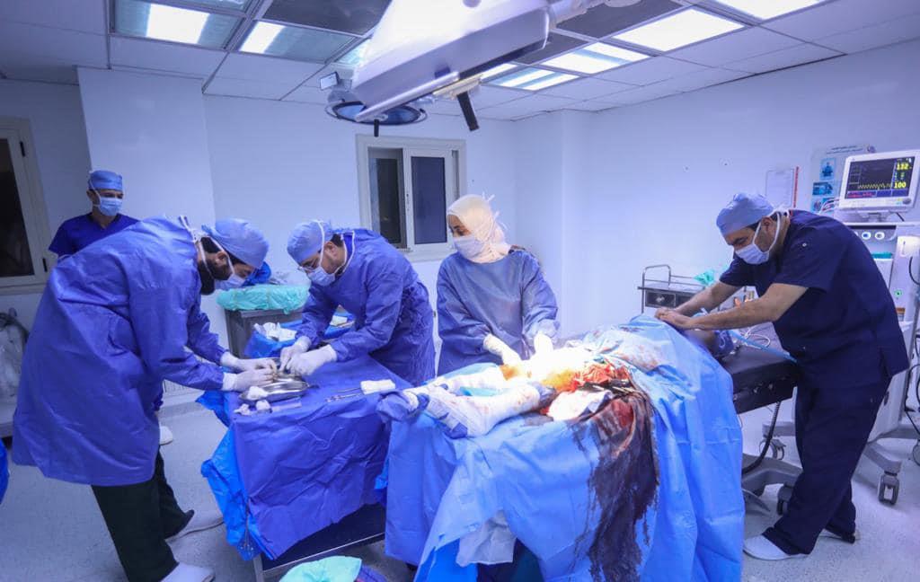 حالة مصابي غزة في مستشفيات العريش