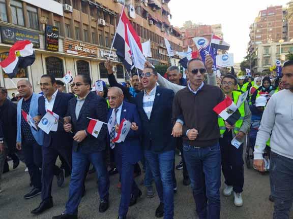 مسيرة تجوب شوارع بورسعيد (1)