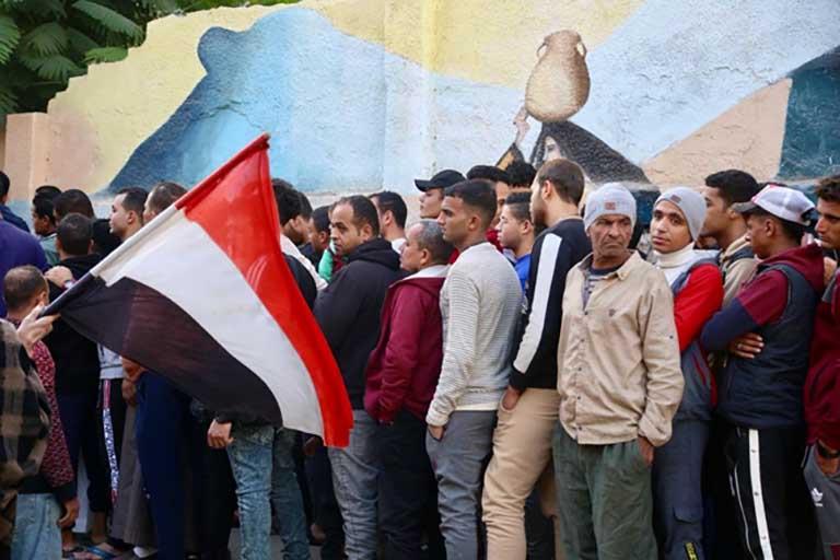 إقبال كثيف على التصويت في الانتخابات الرئاسية بمدينة نصر
