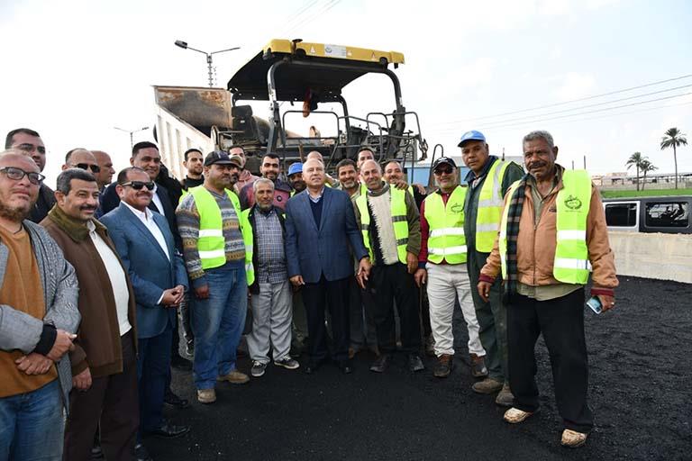 وزير النقل يتفقد عددًا من المشروعات بمحافظة الدقهلية (11)