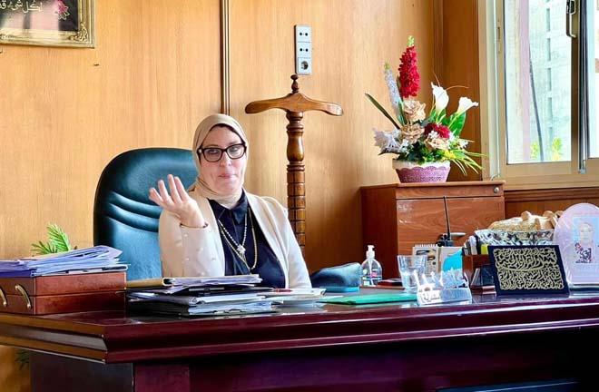 الدكتورة غادة ندا وكيل صحة الإسكندرية تتابع خطة تأمين انتخابات الرئاسة