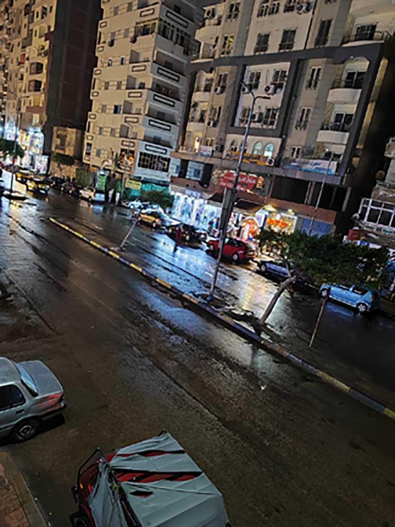 قاسم تضرب الإسكندرية بأمطار رعدية غزيرة- صور (1)