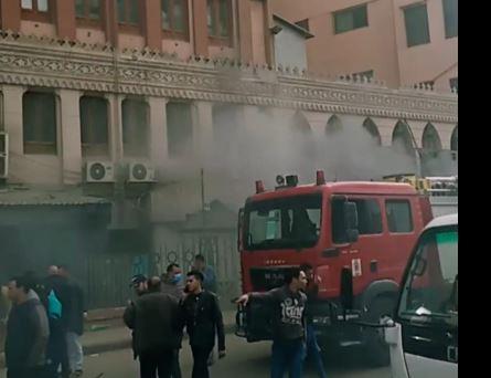النيابة تنتدب الأدلة الجنائية لفحص آثار حريق مستشفى النور المحمدي بالمطرية