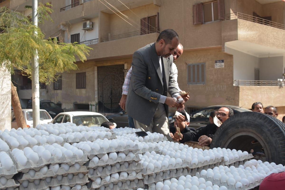 كرتونة البيض بـ 95 جنيها في القليوبية