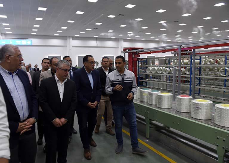 مصطفى مدبولي يشهد افتتاح خط إنتاج مصنع شركة جوشي مصر