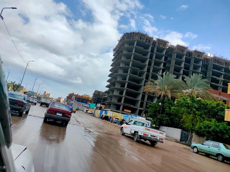 أمطار على الإسكندرية لليوم الثاني (1)
