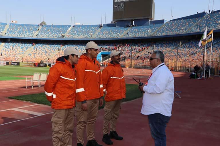 المجموعة الفريقية للأمن والحراسة مبارة الأهلي