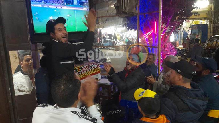 فرحة جماهير كفر الشيخ بعد مباراة الأهلي والهلال (2)