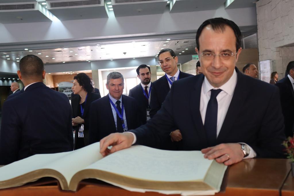 رئيس جمهورية قبرص يزور المتحف القومي للحضارة  