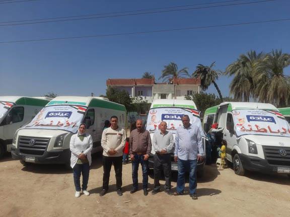 فحص 1500 مواطن خلال قافلة طبية في بني سويف (6)