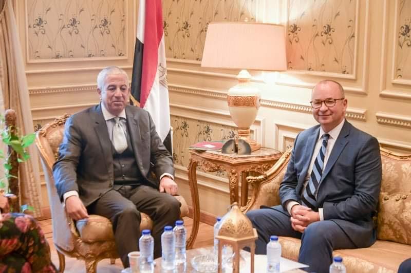 استقبل كريم عبد الكريم درويش سفير كندا بالقاهرة