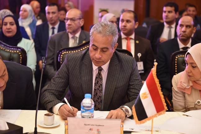 وزير القوى العاملة يشارك في فعاليات مؤتمر العمل العربي بالقاهرة 