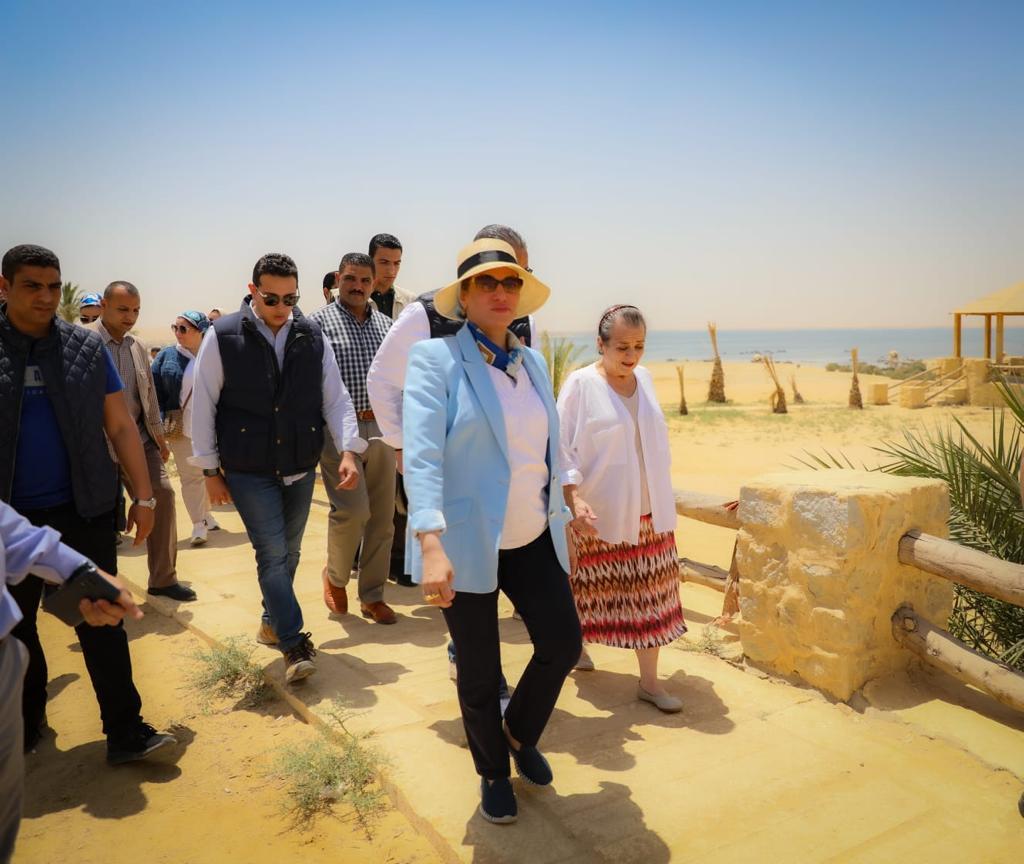 الأميرة عالية بنت الحسين في جولة بمحمية وادي الريان