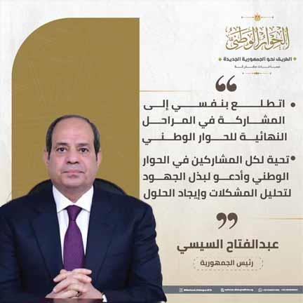 تصريحات الرئيس عبد الفتاح السيسي (1)
