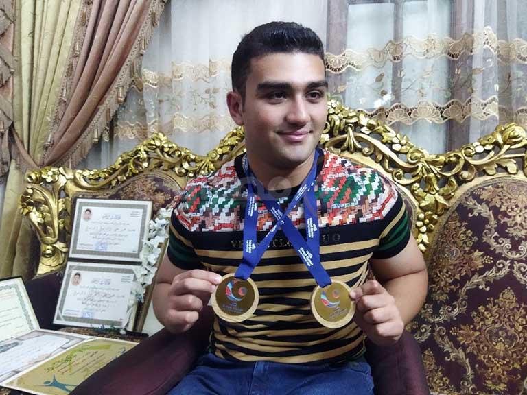 عمر علاء يحصد ميداليات ذهبية متنوعة