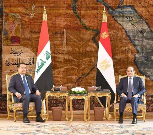 استقبال الرئيس السيسي لرئيس وزراء العراق (1)