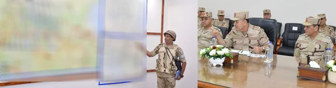 الفريق أسامة عسكر يشهد المشروع التكتيكي بجنود نصر 56