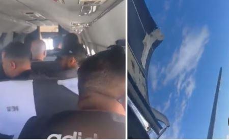 فيديو يوثق لحظة فتح باب طائرة بالجو- ورد فعل صادم من الركاب