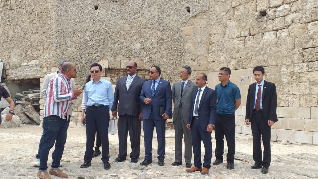 قلعة قايتباي تستقبل نائب وزير الثقافة والسياحة الصيني