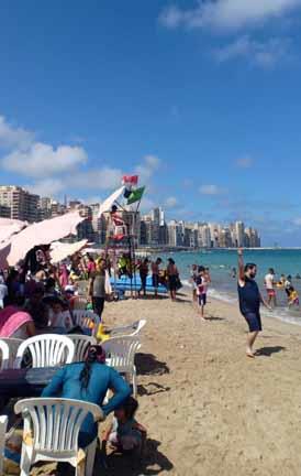 إقبال على شواطئ الإسكندرية في العيد (2)