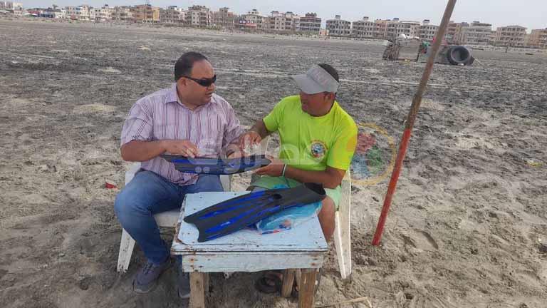 الإنقاذ على شواطئ كفر الشيخ (1)