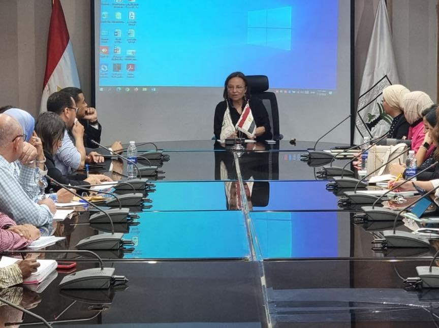 لقاء وفد التنسيقية بالدكتورة نيفين عثمان