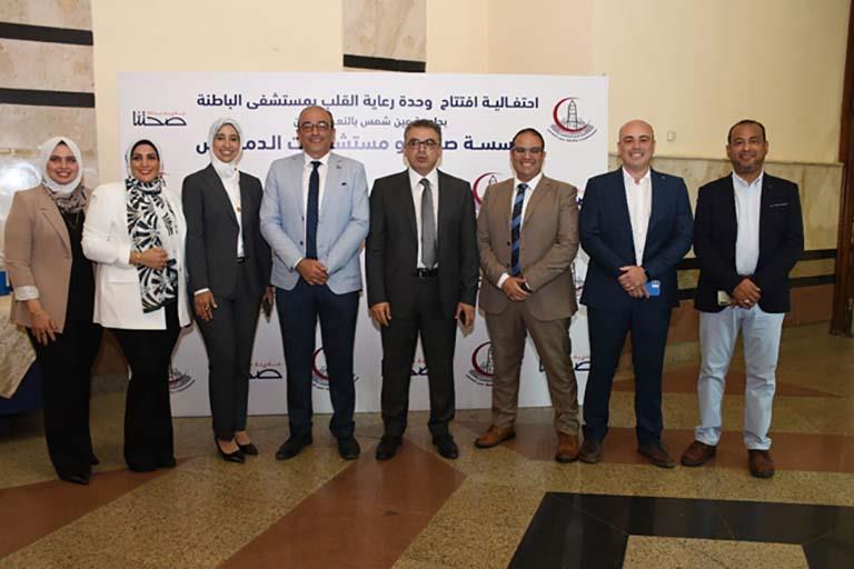 افتتاح وحدة رعاية القلب وقسم الرمد بمستشفيات جامعة عين شمس