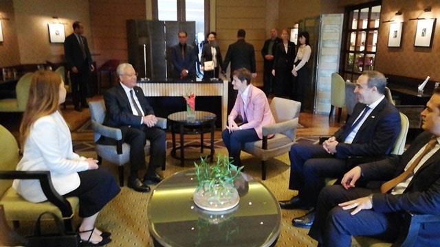 رئيسة وزراء صربيا تلتقي رئيس مجلس النواب  