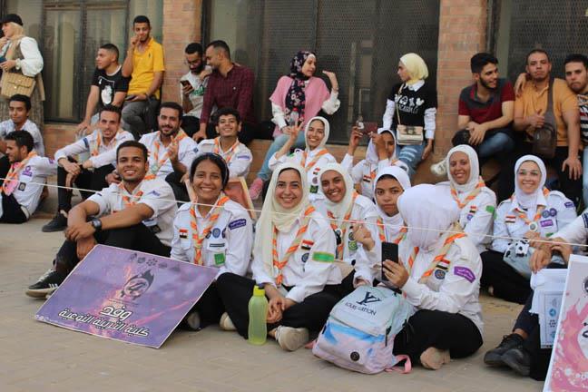 لجنة الجوالة والخدمة العامة تنظم مهرجان الأسمار والفنون بجامعة عين شمس  (1)