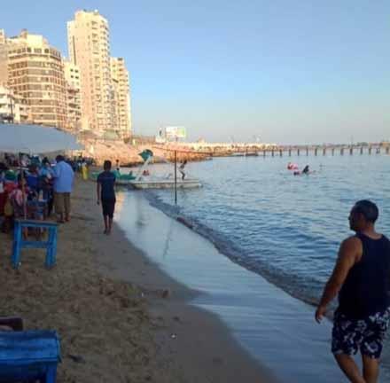 الرايات الحمراء ترفرف على شواطئ الإسكندرية (2)