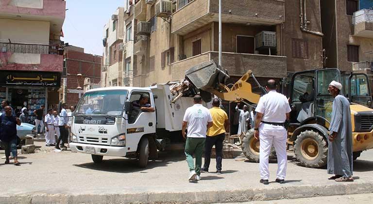 حملة مكبرة لإزالة التعديات والإشغالات