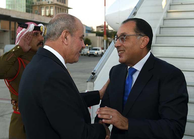 مدبولي يصل عَمّان لترؤس وفد مصر فى اجتماعات للجنة العليا المصرية الأردنية  