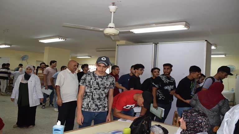 استقبال الطلاب الجدد بجامعة حلوان